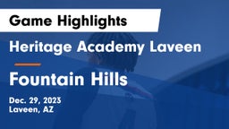 Heritage Academy Laveen vs Fountain Hills  Game Highlights - Dec. 29, 2023
