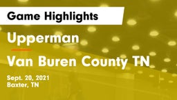 Upperman  vs Van Buren County TN Game Highlights - Sept. 20, 2021