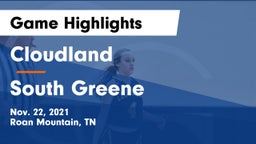 Cloudland  vs South Greene  Game Highlights - Nov. 22, 2021