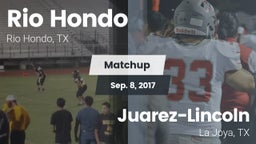 Matchup: Rio Hondo High vs. Juarez-Lincoln  2017