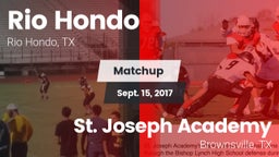 Matchup: Rio Hondo High vs. St. Joseph Academy  2017