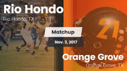 Matchup: Rio Hondo High vs. Orange Grove  2017