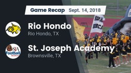 Recap: Rio Hondo  vs. St. Joseph Academy  2018
