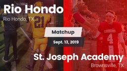 Matchup: Rio Hondo High vs. St. Joseph Academy  2019