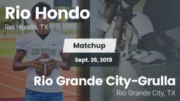 Matchup: Rio Hondo High vs. Rio Grande City-Grulla  2019