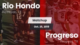 Matchup: Rio Hondo High vs. Progreso  2019