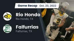 Recap: Rio Hondo  vs. Falfurrias  2022