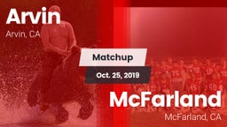 Matchup: Arvin  vs. McFarland  2019