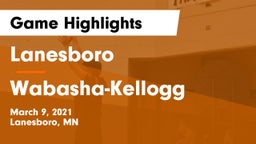 Lanesboro  vs Wabasha-Kellogg  Game Highlights - March 9, 2021