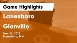 Lanesboro  vs Glenville  Game Highlights - Jan. 11, 2022