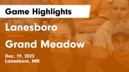 Lanesboro  vs Grand Meadow  Game Highlights - Dec. 19, 2023