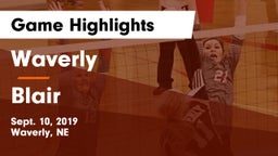 Waverly  vs Blair  Game Highlights - Sept. 10, 2019