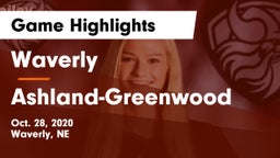 Waverly  vs Ashland-Greenwood  Game Highlights - Oct. 28, 2020