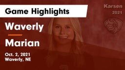 Waverly  vs Marian  Game Highlights - Oct. 2, 2021