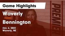 Waverly  vs Bennington  Game Highlights - Oct. 6, 2022