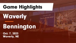 Waverly  vs Bennington Game Highlights - Oct. 7, 2023