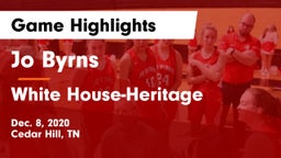 Jo Byrns  vs White House-Heritage  Game Highlights - Dec. 8, 2020