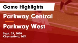Parkway Central  vs Parkway West  Game Highlights - Sept. 29, 2020