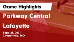 Parkway Central  vs Lafayette  Game Highlights - Sept. 25, 2021