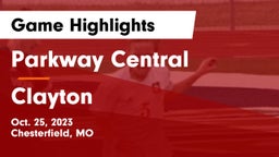 Parkway Central  vs Clayton  Game Highlights - Oct. 25, 2023