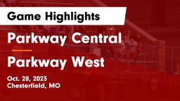 Parkway Central  vs Parkway West  Game Highlights - Oct. 28, 2023
