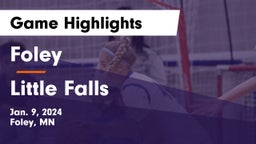 Foley  vs Little Falls  Game Highlights - Jan. 9, 2024