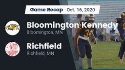 Recap: Bloomington Kennedy  vs. Richfield  2020