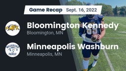 Recap: Bloomington Kennedy  vs. Minneapolis Washburn  2022