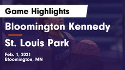 Bloomington Kennedy  vs St. Louis Park  Game Highlights - Feb. 1, 2021