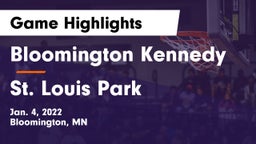 Bloomington Kennedy  vs St. Louis Park  Game Highlights - Jan. 4, 2022