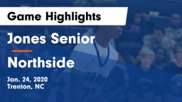 Jones Senior  vs Northside  Game Highlights - Jan. 24, 2020
