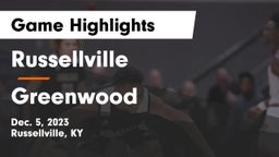 Russellville  vs Greenwood  Game Highlights - Dec. 5, 2023