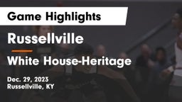 Russellville  vs White House-Heritage  Game Highlights - Dec. 29, 2023