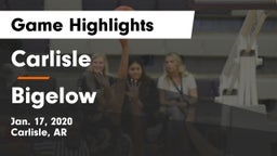 Carlisle  vs Bigelow  Game Highlights - Jan. 17, 2020