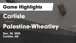 Carlisle  vs Palestine-Wheatley  Game Highlights - Dec. 28, 2020