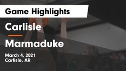 Carlisle  vs Marmaduke Game Highlights - March 4, 2021