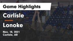 Carlisle  vs Lonoke Game Highlights - Nov. 18, 2021