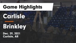Carlisle  vs Brinkley Game Highlights - Dec. 29, 2021