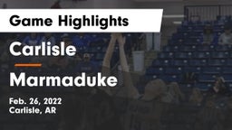 Carlisle  vs Marmaduke Game Highlights - Feb. 26, 2022