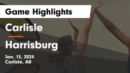 Carlisle  vs Harrisburg  Game Highlights - Jan. 13, 2024