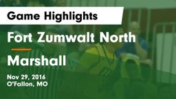 Fort Zumwalt North  vs Marshall  Game Highlights - Nov 29, 2016