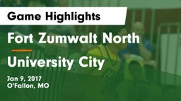 Fort Zumwalt North  vs University City  Game Highlights - Jan 9, 2017