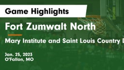 Fort Zumwalt North  vs Mary Institute and Saint Louis Country Day School Game Highlights - Jan. 25, 2023