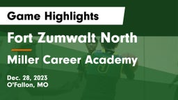 Fort Zumwalt North  vs Miller Career Academy Game Highlights - Dec. 28, 2023