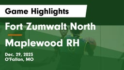 Fort Zumwalt North  vs Maplewood RH Game Highlights - Dec. 29, 2023