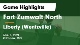 Fort Zumwalt North  vs Liberty (Wentzville)  Game Highlights - Jan. 5, 2024