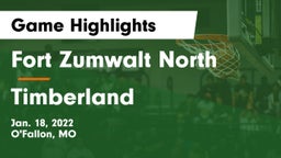 Fort Zumwalt North  vs Timberland  Game Highlights - Jan. 18, 2022