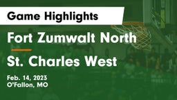 Fort Zumwalt North  vs St. Charles West  Game Highlights - Feb. 14, 2023