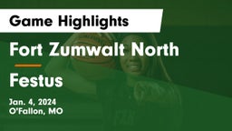 Fort Zumwalt North  vs Festus  Game Highlights - Jan. 4, 2024