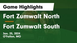 Fort Zumwalt North  vs Fort Zumwalt South  Game Highlights - Jan. 25, 2024